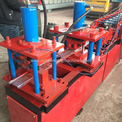 rolling shutter step steel door roll forming machine